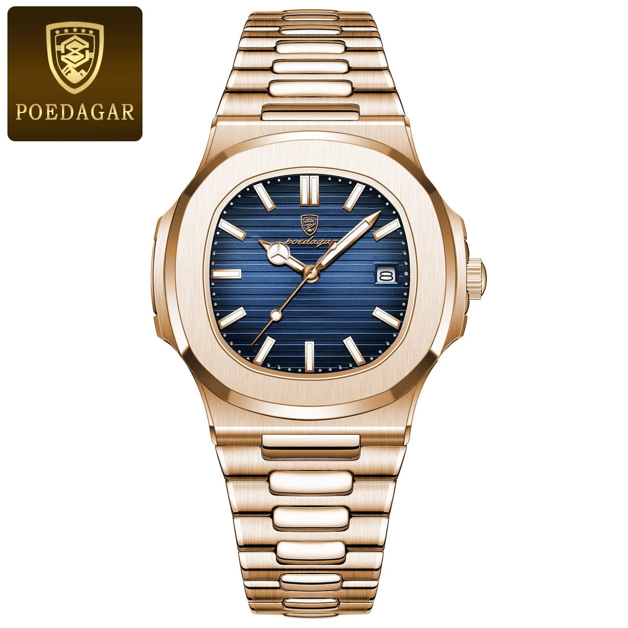 Waterproof Luminous Stainless Steel Watch