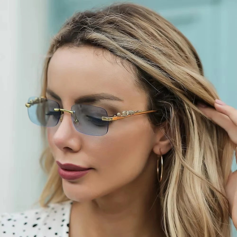 Square Rimless Sunglass