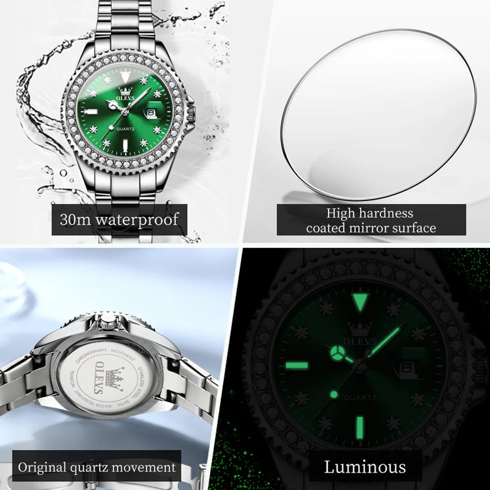 Luxury Silver Bracelet Watch