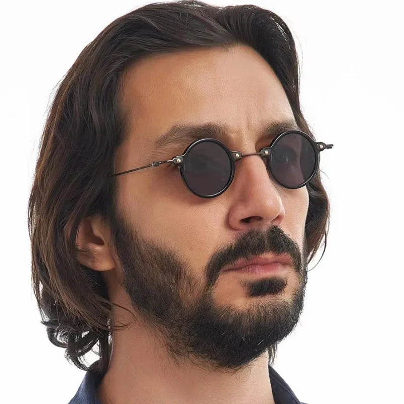 Retro Round Frame Sunglass