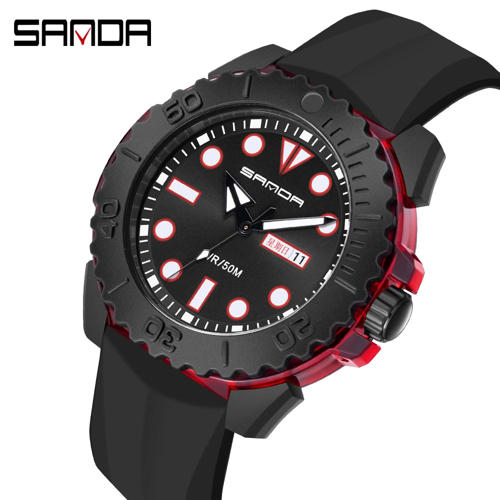 Movement Waterproof Wristwatch