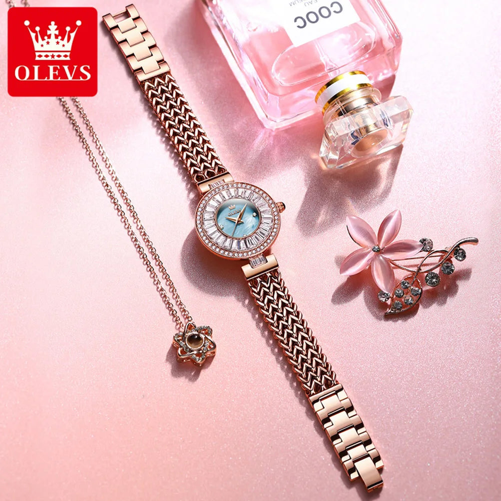 Stainless Steel Luxury Diamond Watch