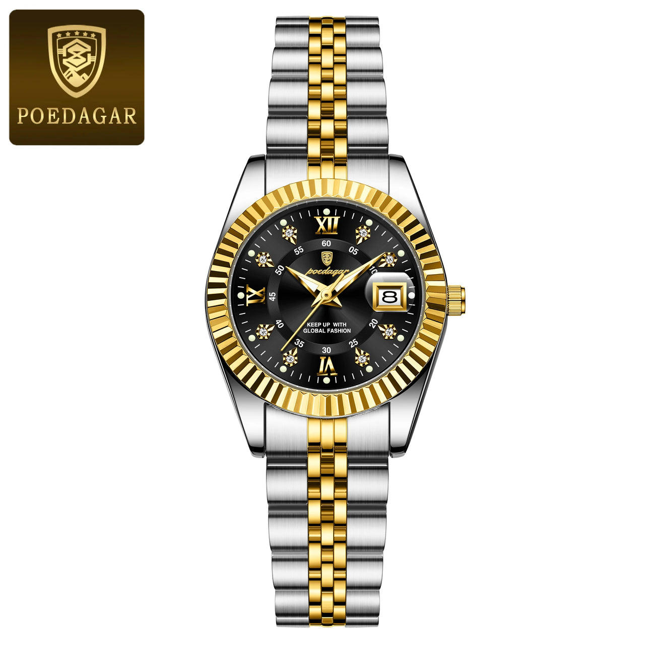 Luminous Date Watch Stainless