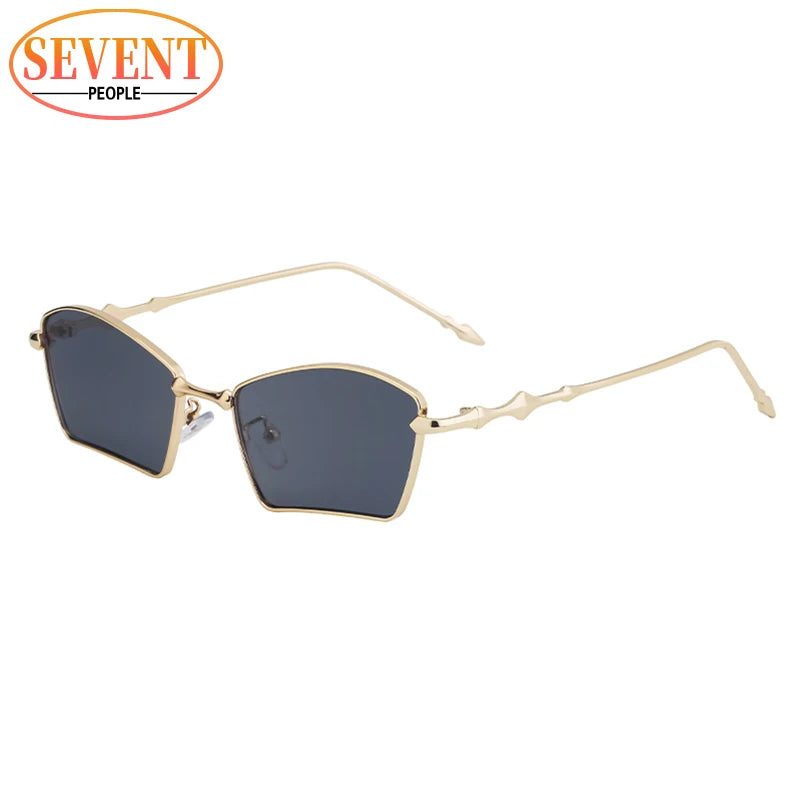 Metal Frame Rectangle Sunglass