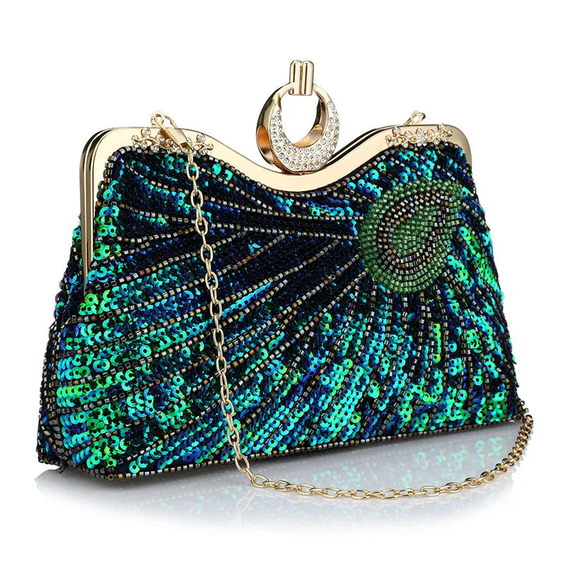 Party Day Diamond Clutch Handbag