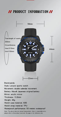 Thumbnail for Movement Waterproof Wristwatch