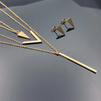 Thumbnail for 3 Piece Set Stainless Steel V-shaped
