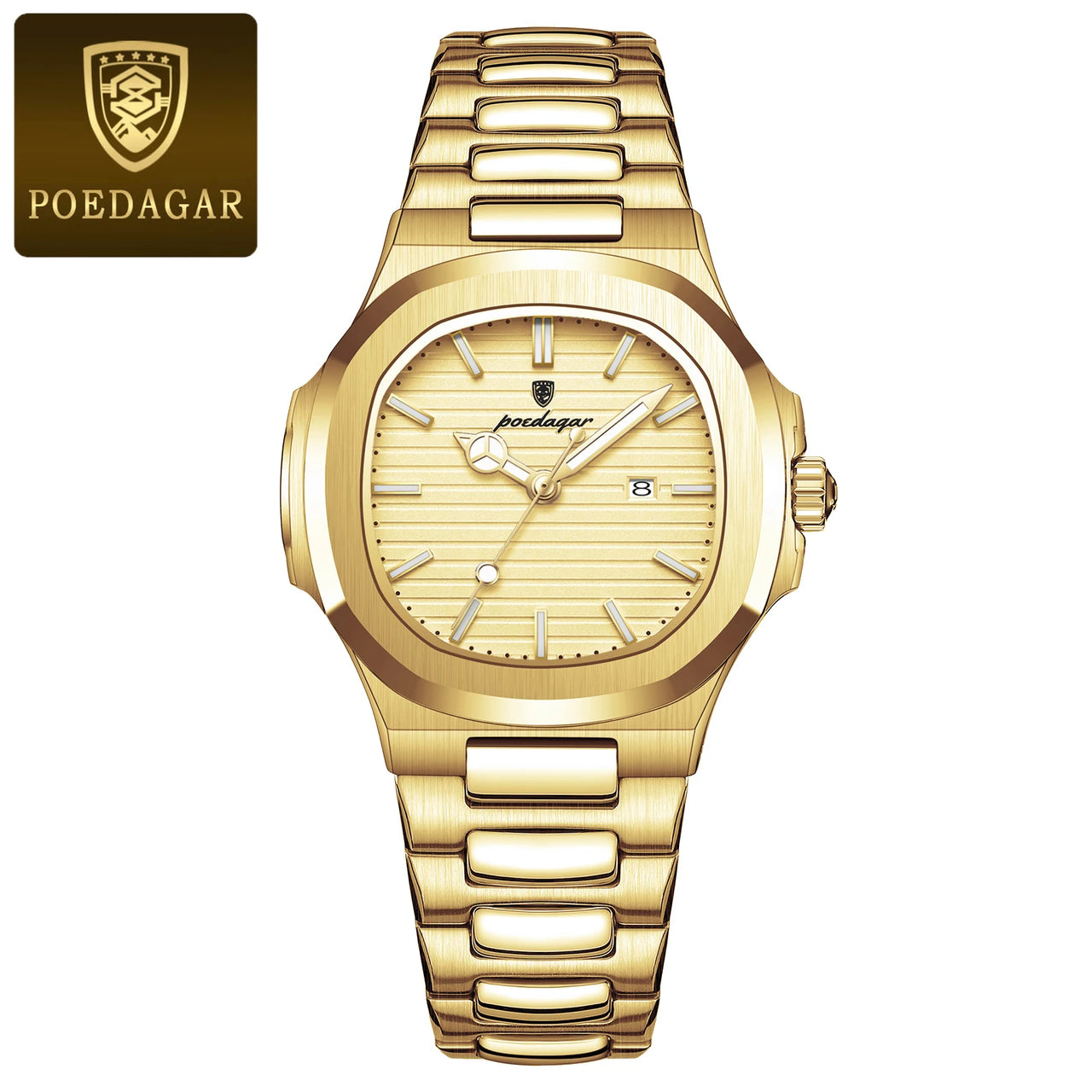 Waterproof Luminous Stainless Steel Watch