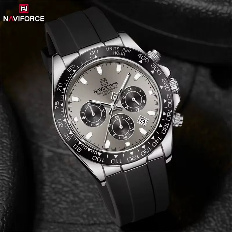 Waterproof Quartz Silicone Strap Watch
