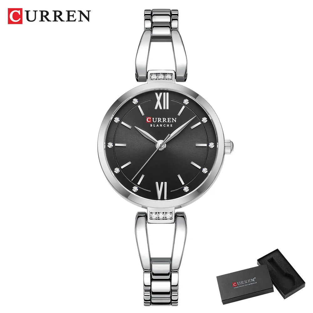 Rhinestones Stainless Steel watch