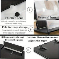 Thumbnail for 10/12 inch movie magnifying folding 3D HD video stand