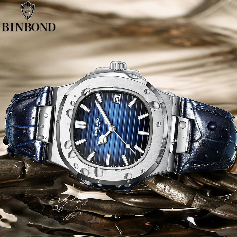 Leather Strap Waterproof Luminous