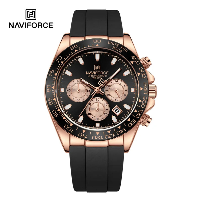 Waterproof Quartz Silicone Strap Watch