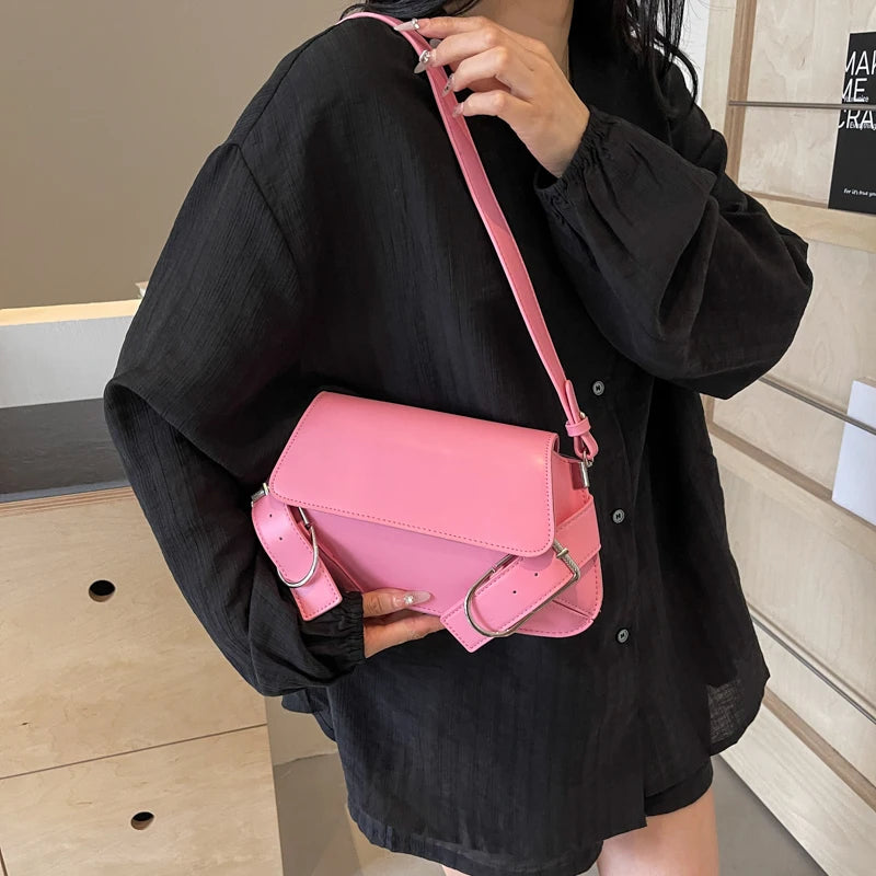 Y2K Belt Design Crossbody Bag
