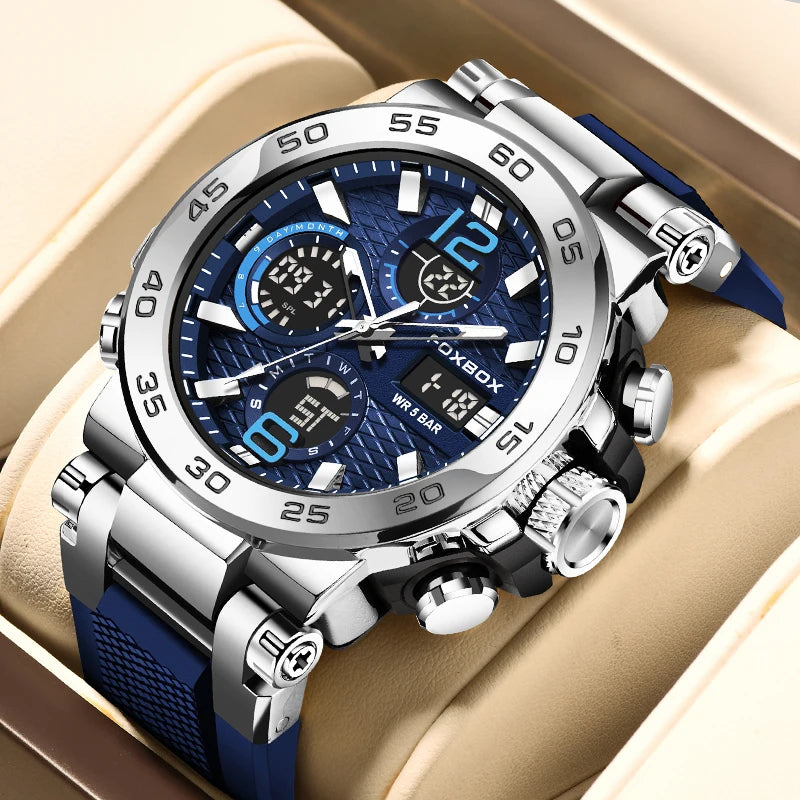 Waterproof Dual Display Wrist watch