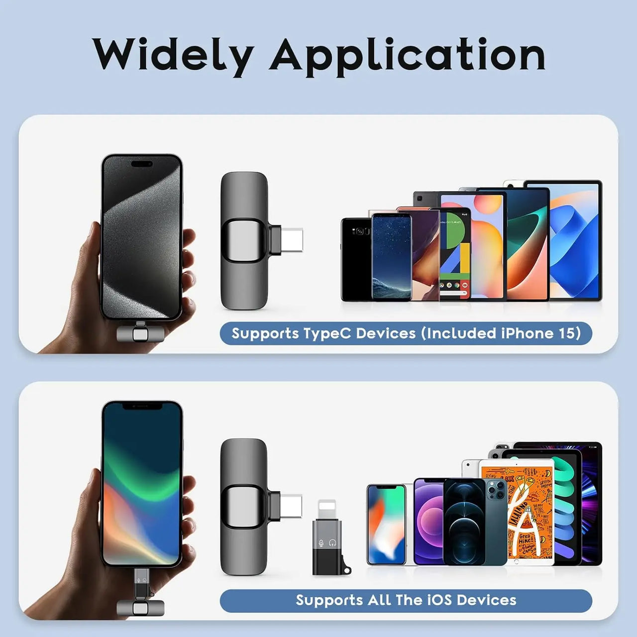 Professional Wireless Recording Mic for Interview & Podcast