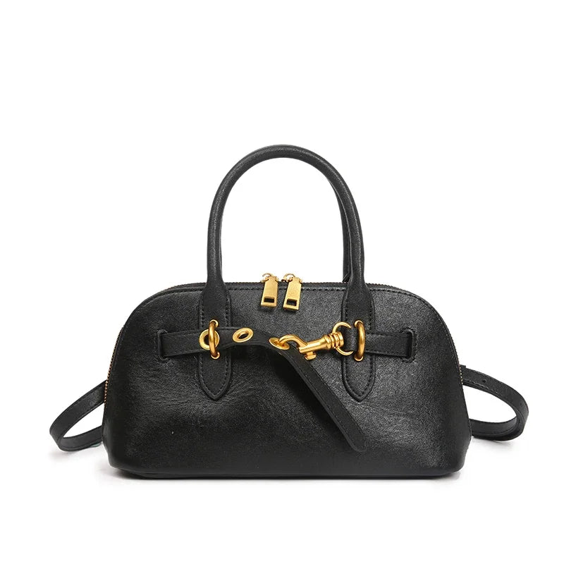 Cowhide Genuine Leather Crossbody Bag