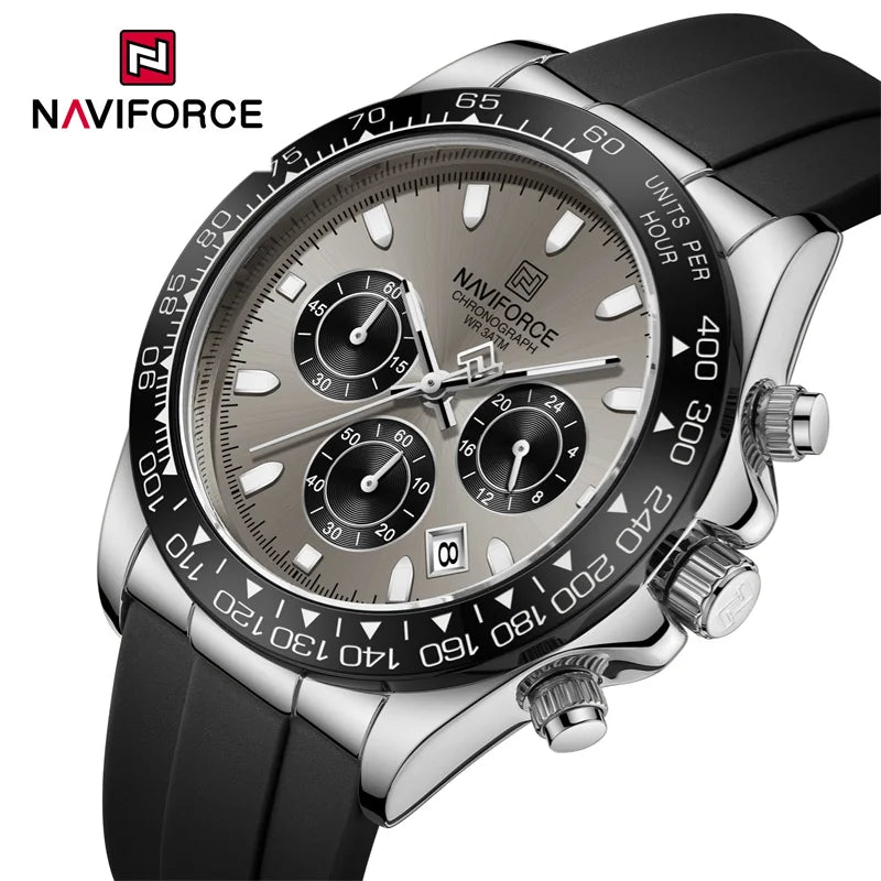 Waterproof Quartz Silicone Strap Watch