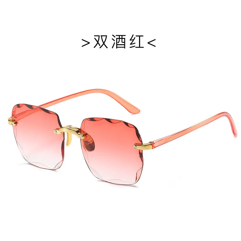 Square Rimless Sunglass