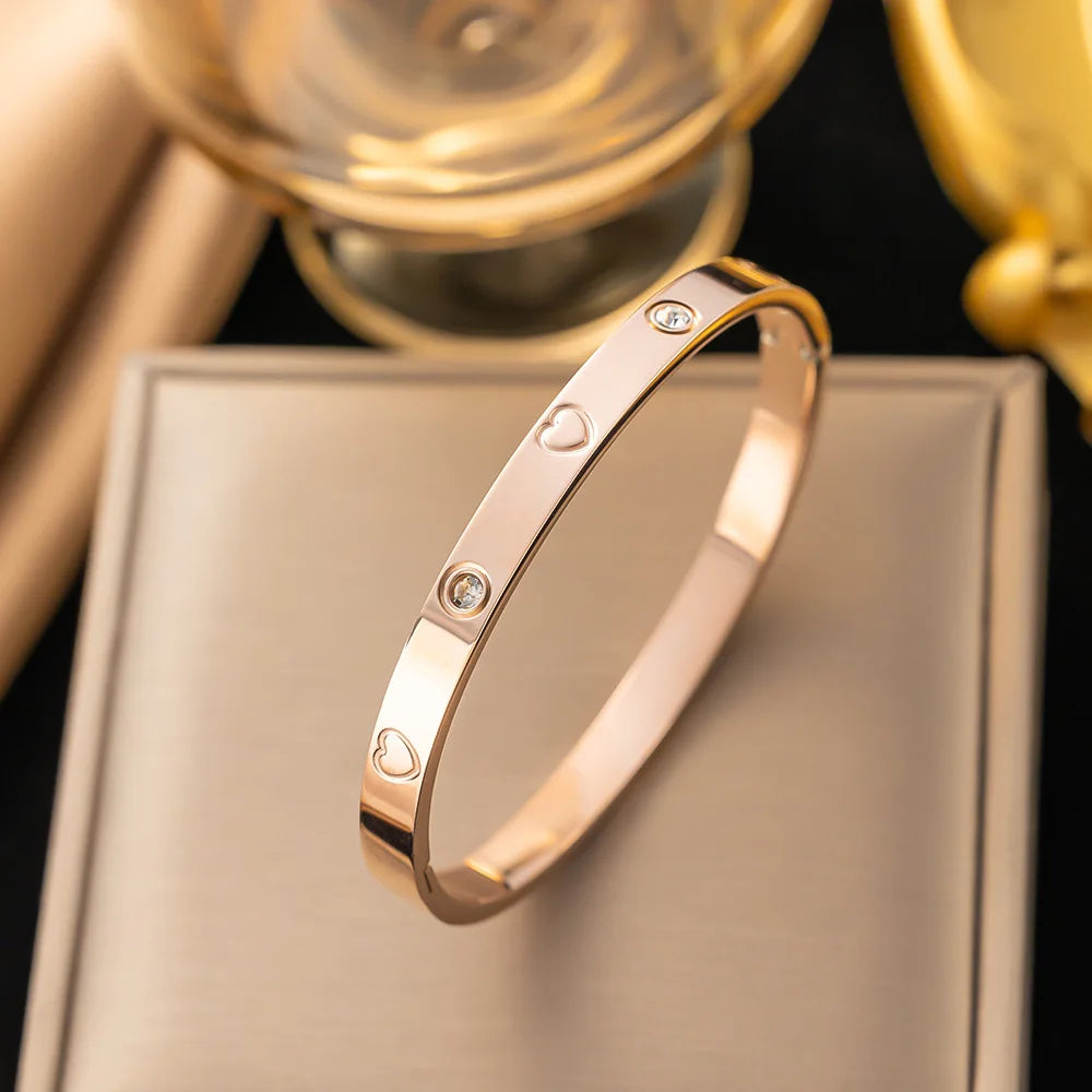 Unisex Minimalist Stainless Steel Bracelet