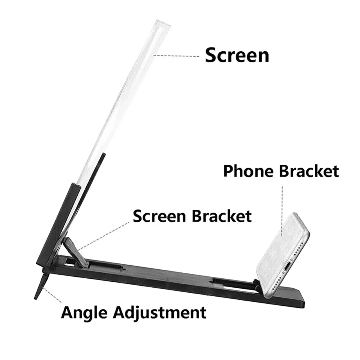 14 Inch Mobile Phone Screen Amplifier 3D