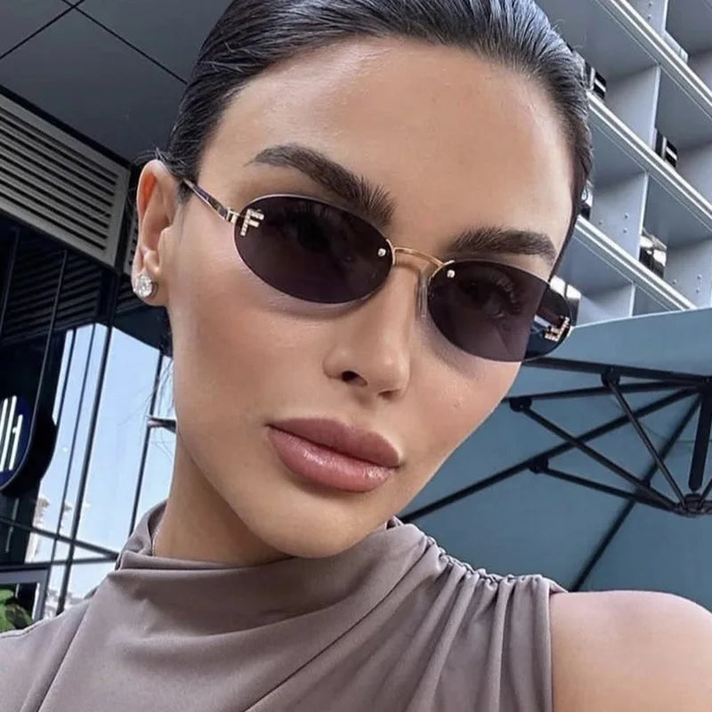 Luxury Rimless Sunglass