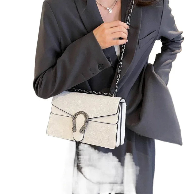 Crocodile Skin Snakehead Bag