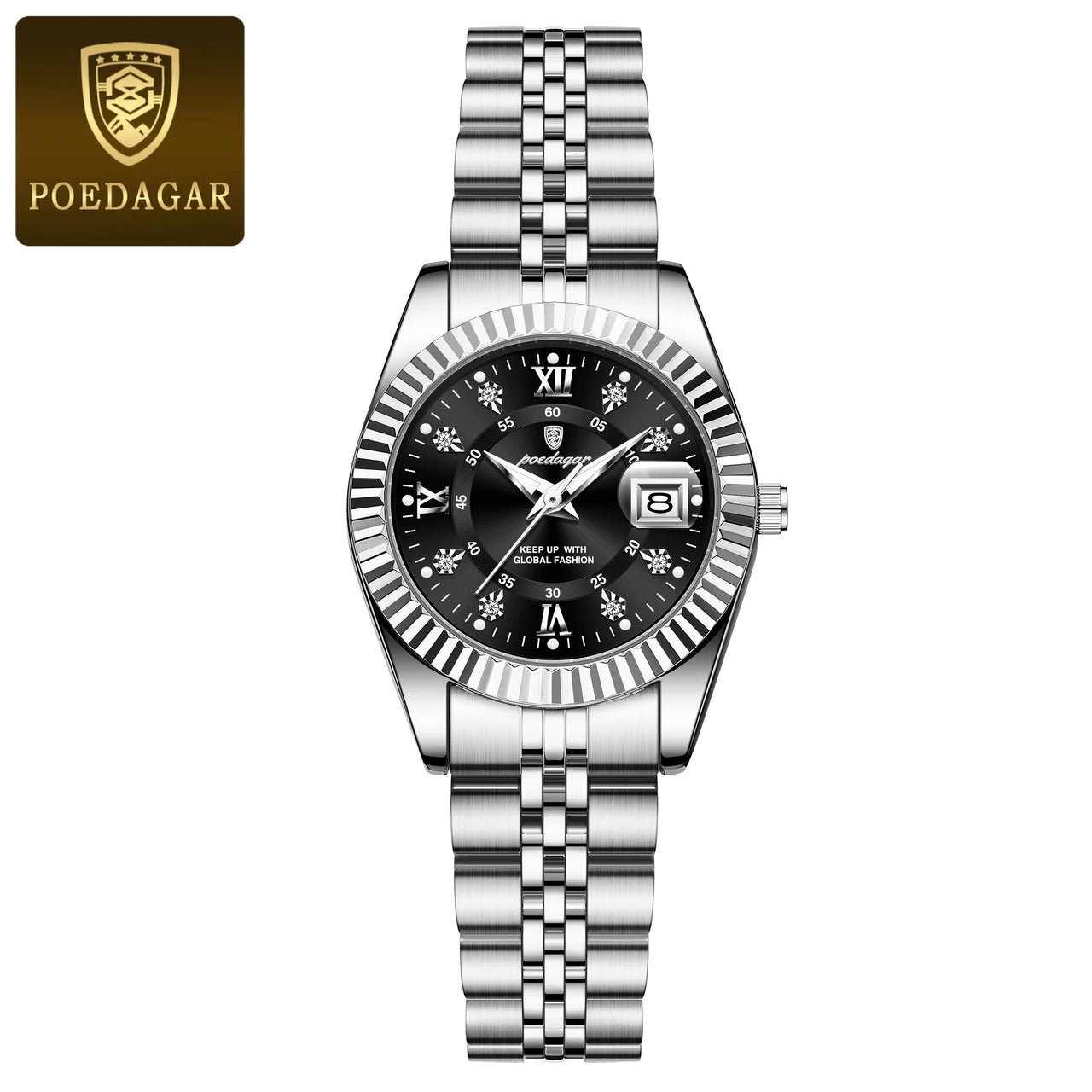 Luminous Date Watch Stainless