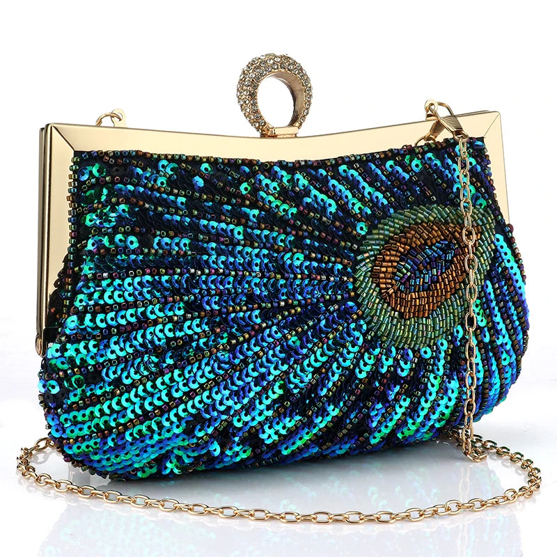 Party Day Diamond Clutch Handbag