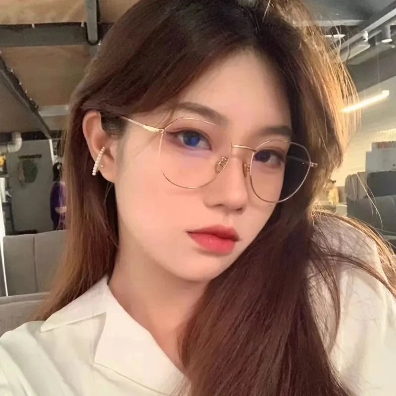Clear Glasses Polygonal