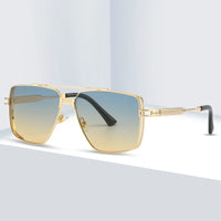 Thumbnail for Gradient Square Rimless Sunglasses