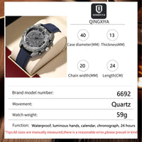 Thumbnail for Sports Leather Strap Waterproof Watch
