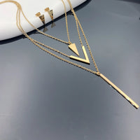 Thumbnail for 3 Piece Set Stainless Steel V-shaped