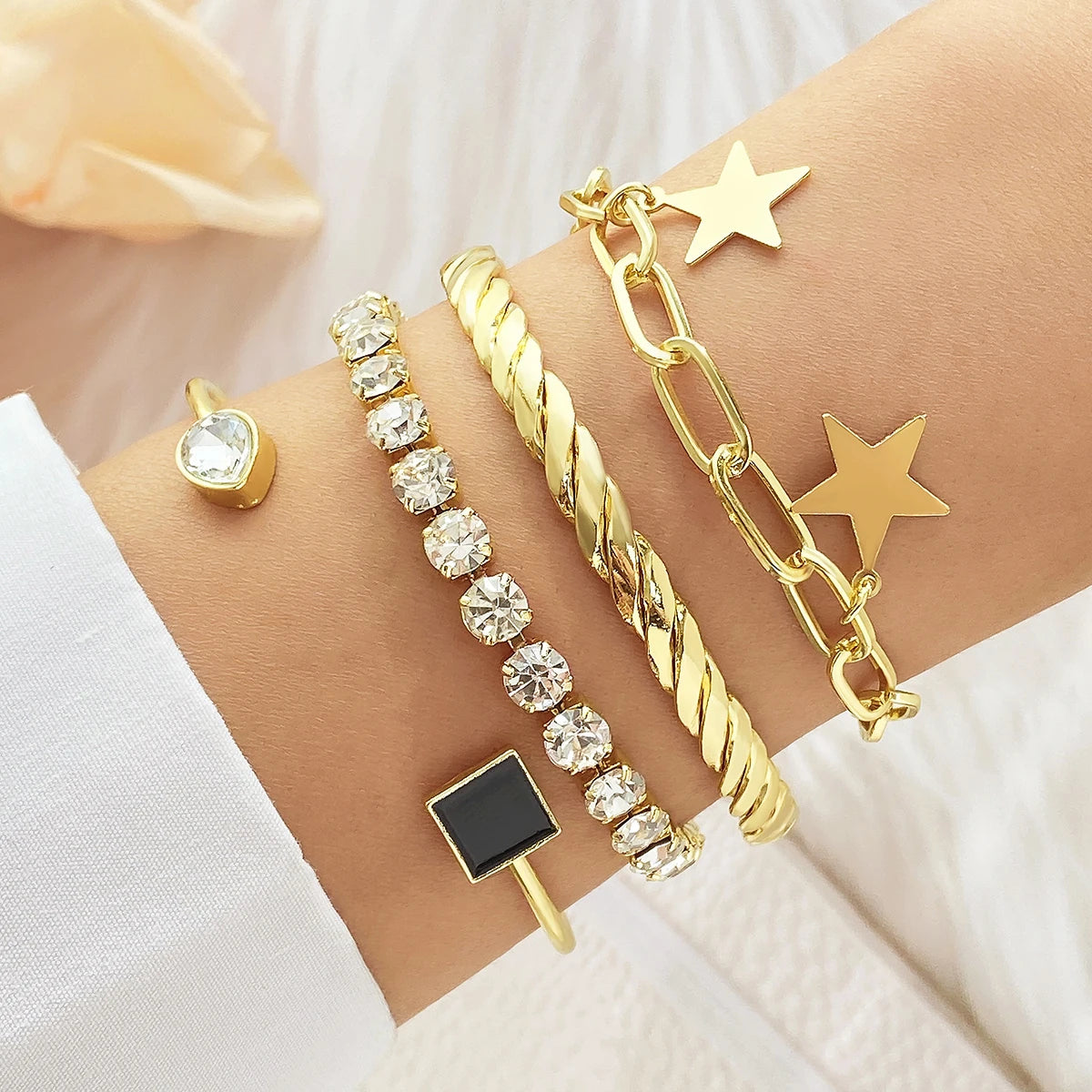 Crystal Chain Bracelet