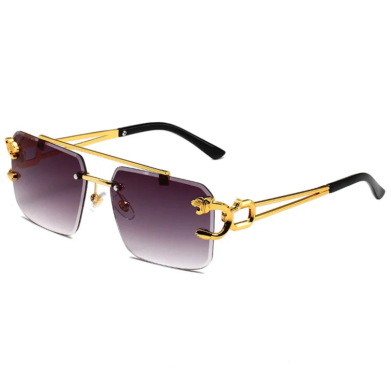 Rimless Rectangle Sunglass