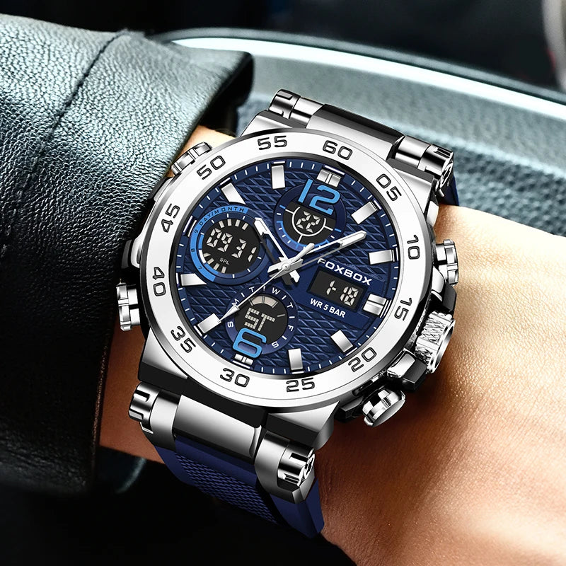Waterproof Dual Display Wrist watch