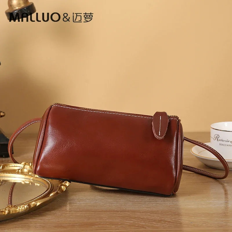 Cowhide Genuine Leather Handbag