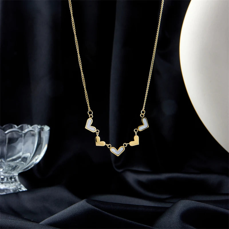 Stainless Steel Heart Pendant Necklace