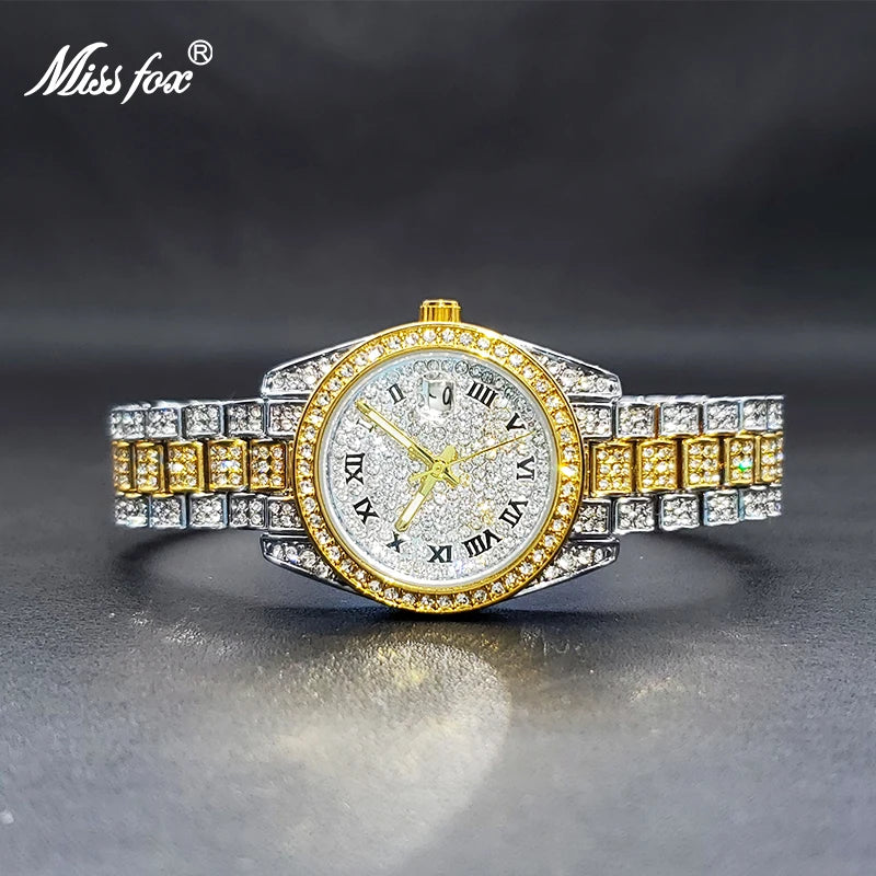 Diamond Ice Watch Luminous Waterproof