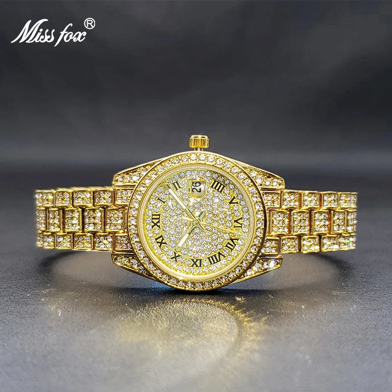 Diamond Ice Watch Luminous Waterproof
