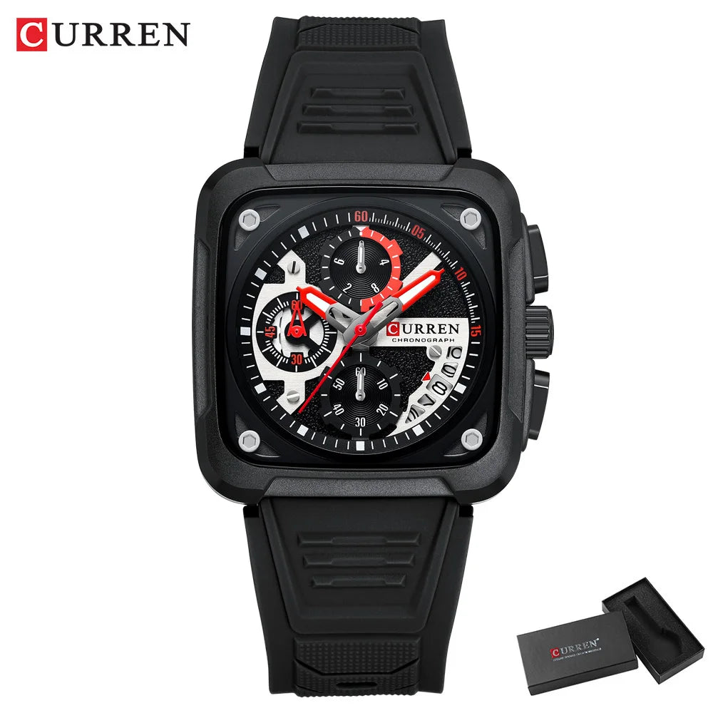 Silicone strap Waterproof Watch
