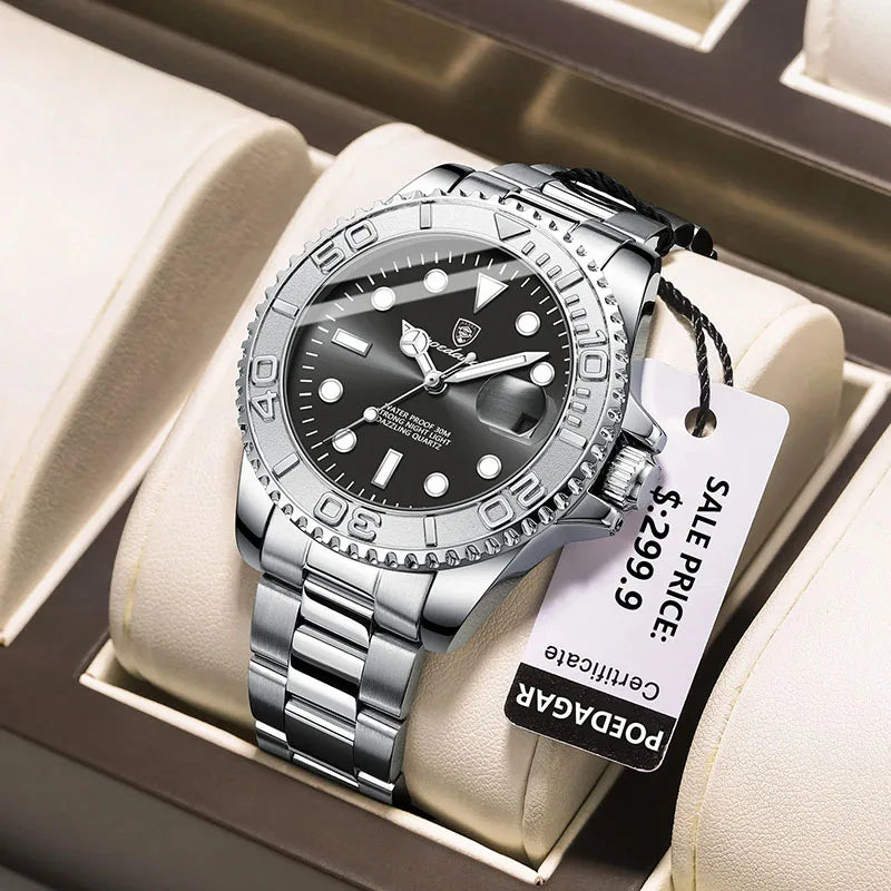 Luxury Stainless Steel Business Watch