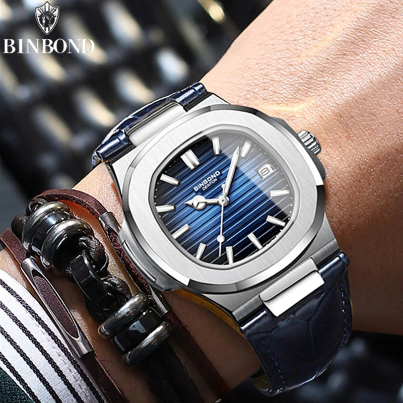 Leather Strap Waterproof Luminous