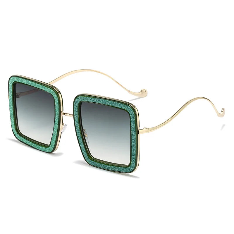 Newest Luxury Diamond Square Sunglass
