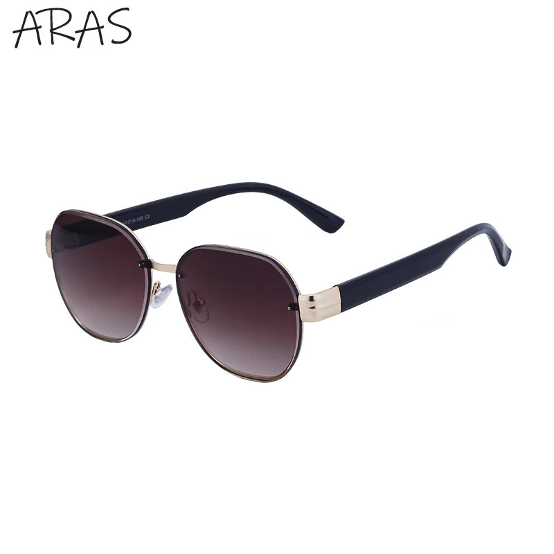 Oversized Rimless Square Sunglass