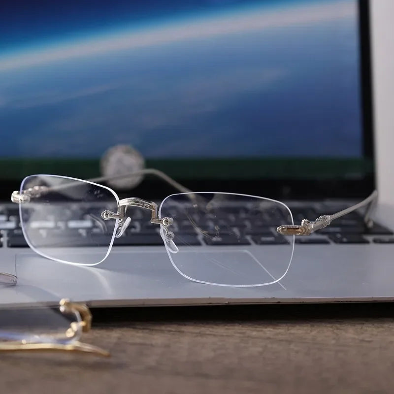 Retro Square Frame Eyeglass