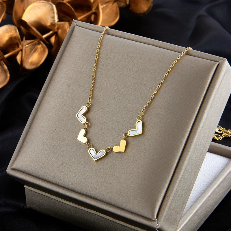 Stainless Steel Heart Pendant Necklace