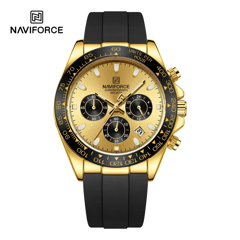 Waterproof Quartz Silicone Strap Watch
