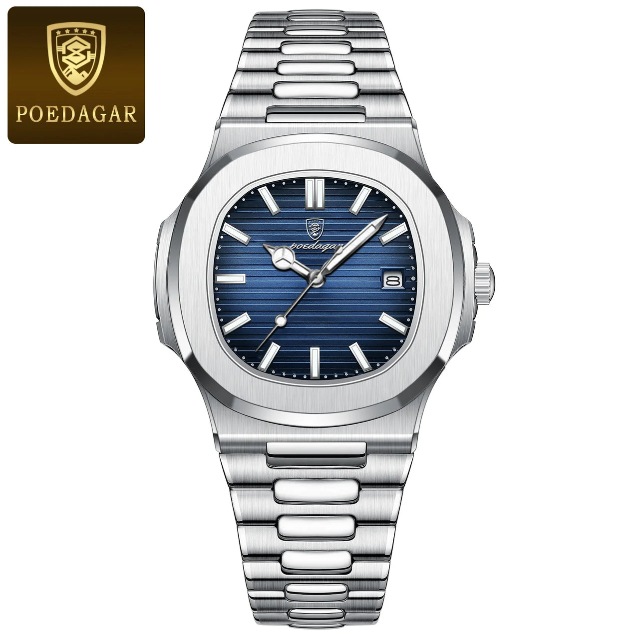 Waterproof Luminous Stainless Steel Watch