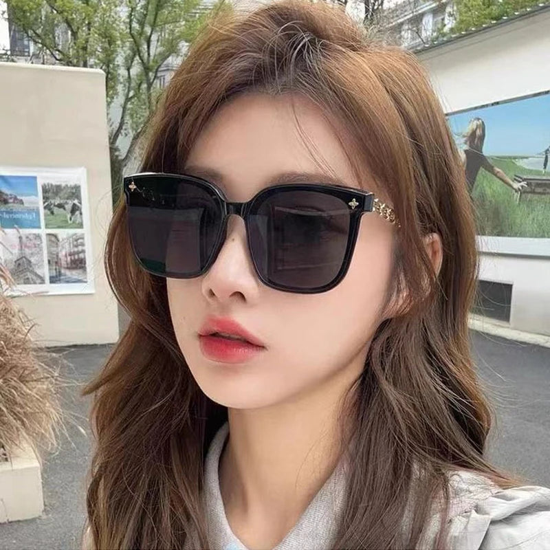 Luxury Large Frame Sunglasses UV400